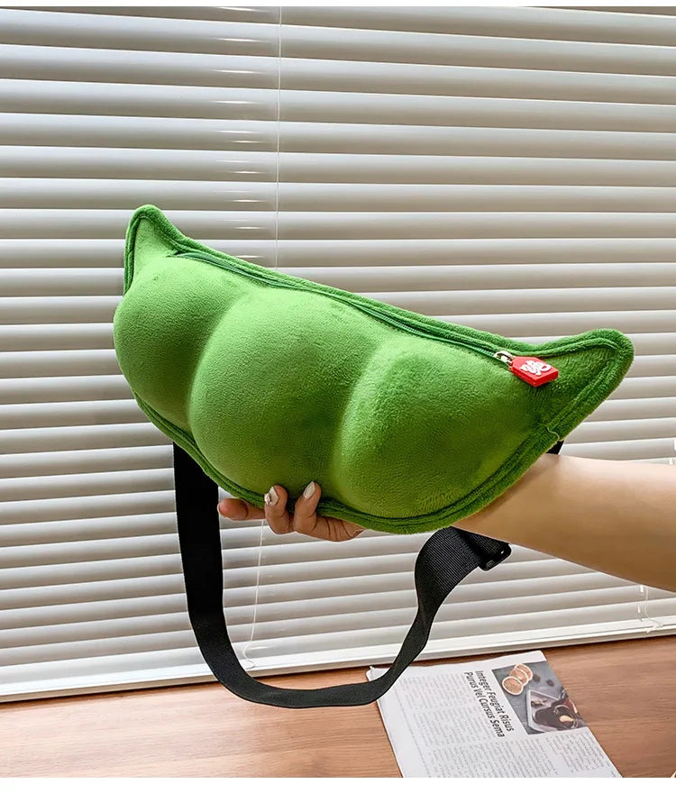 Edamame Shape Messenger Bag