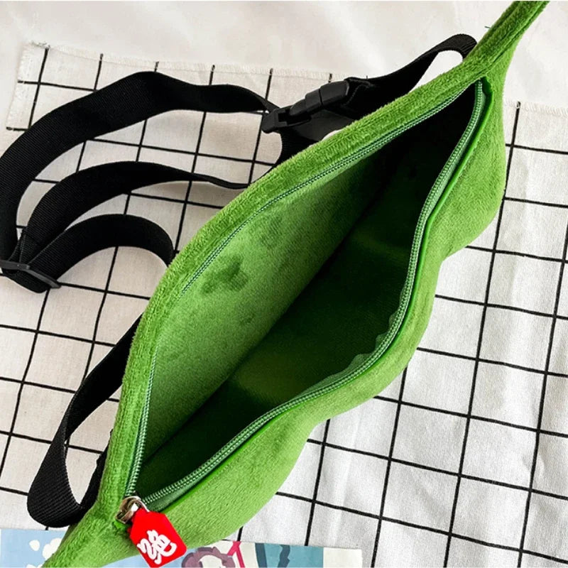 Edamame Shape Messenger Bag